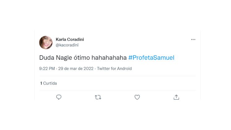 Quem também chamou a atenção do público foi Duda Nagle! A postura firme de Jotã para treinar o exército de Israel foi muito comentada 