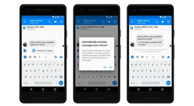 Facebook Messenger tem novo recursos de tradução em dois idiomas