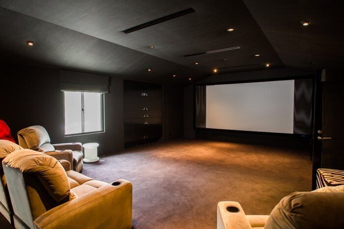 Uma sala de cinema particular