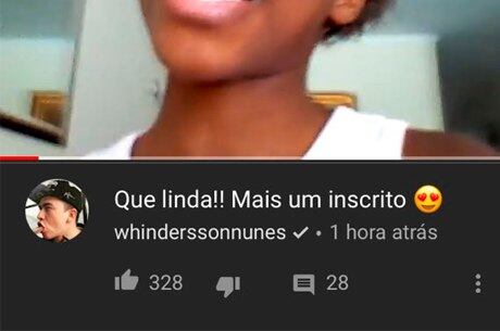 O youtuber Whindersson Nunes deixou mensagem para Ana Clara