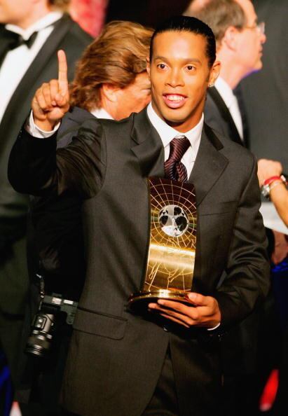 Ronaldinho conquistou o prêmio de melhor do mundo em 2004 e 2005