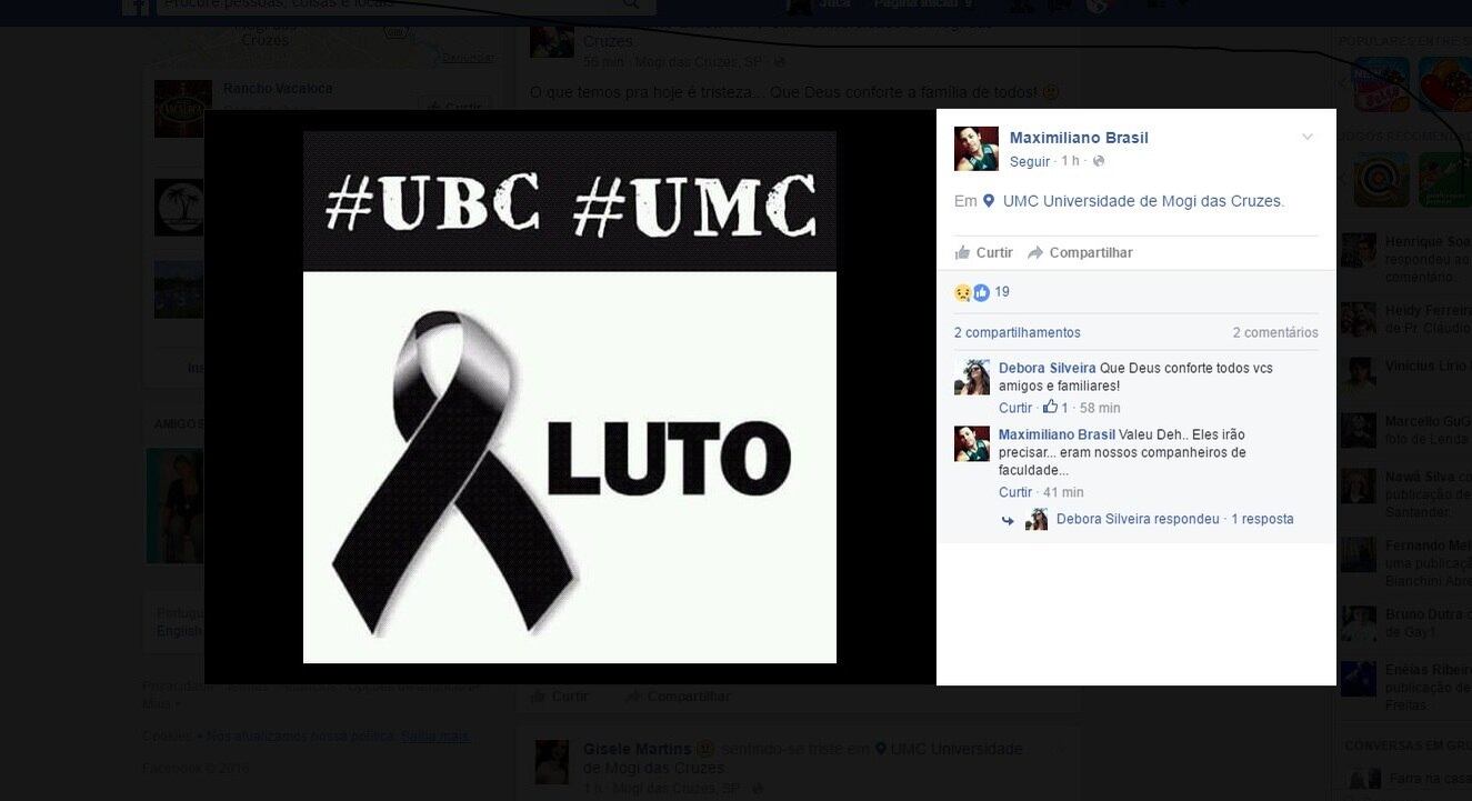 luto acidente mogi-bertioga