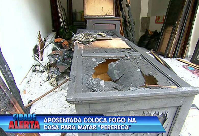 Dona Marli perdeu praticamente tudo o que estava dentro da
casa: cama, guarda-roupa, eletrodomésticos, roupas, etc.

+ Quer ver tudo o que rolou no Cidade Alerta? Veja a íntegra no R7 Play
