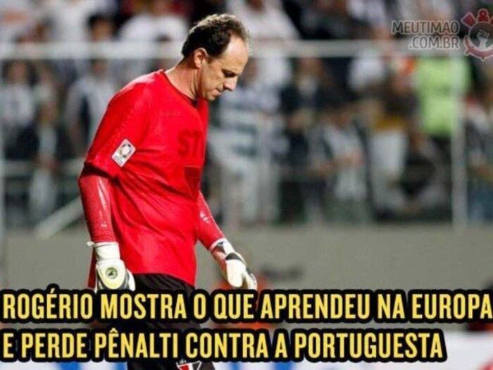 

Rogério perdeu um pênalti contra o Bayern de Munique, na
Copa Audi, e desperdiçou nova cobrança contra a Lusa, no domingo (11)


