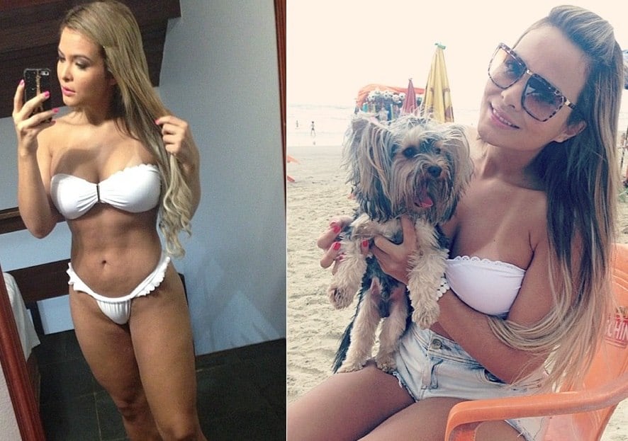 Geisy Arruda posta foto de biquíni e exibe o corpão