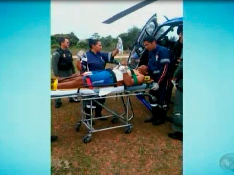 Estado de saúde da vítima não foi revelado