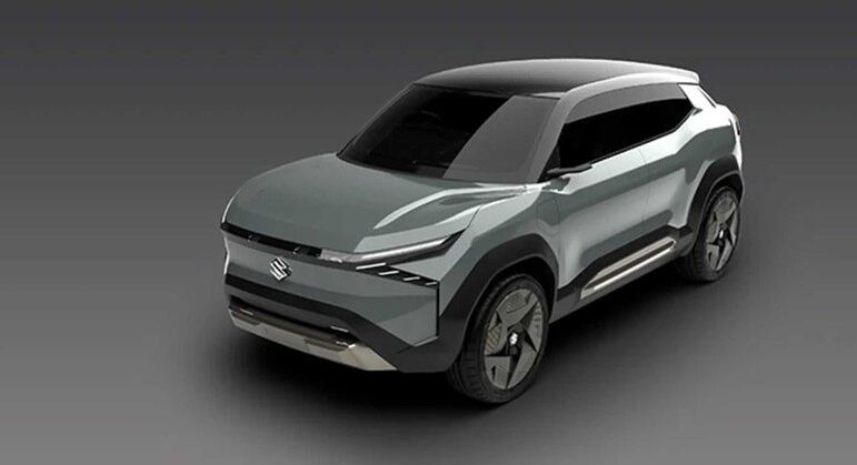 eVX é um SUV compacto com 4,30m de comprimento, 1,80m de largura e 1,60m de largura