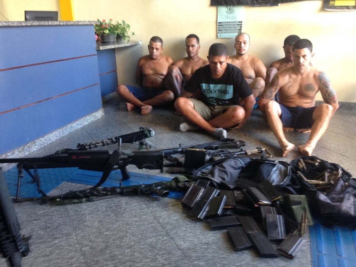 Fu e Claudinho da mineira foram presos com outros quatro