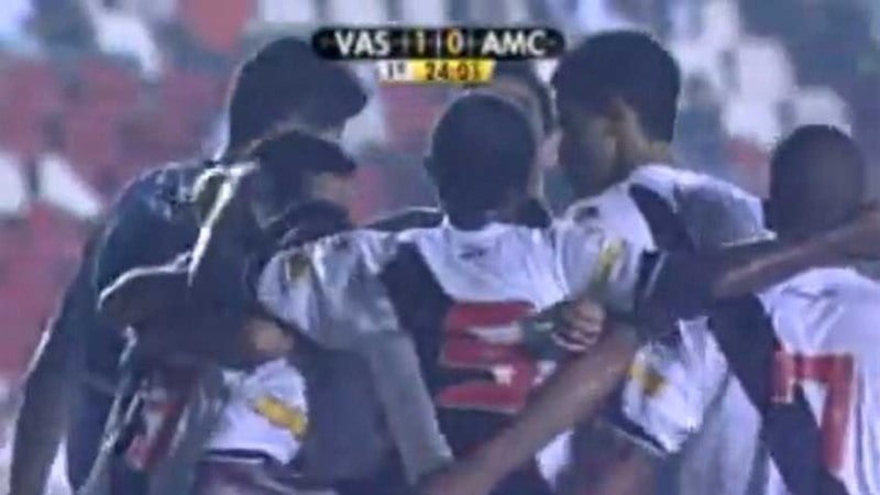 2008 - Americano 0x1 Vasco - Campeonato Carioca - São Januário - Gols: Morais.