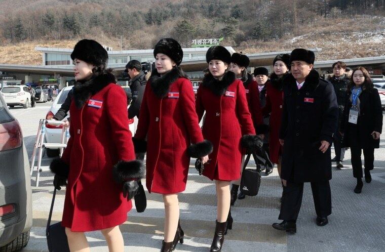 A Coreia do Norte terá 10 atletas participando destas Olimpíadas. Outros 12, do time de hóquei, atuarão por uma seleção coreana unificada

