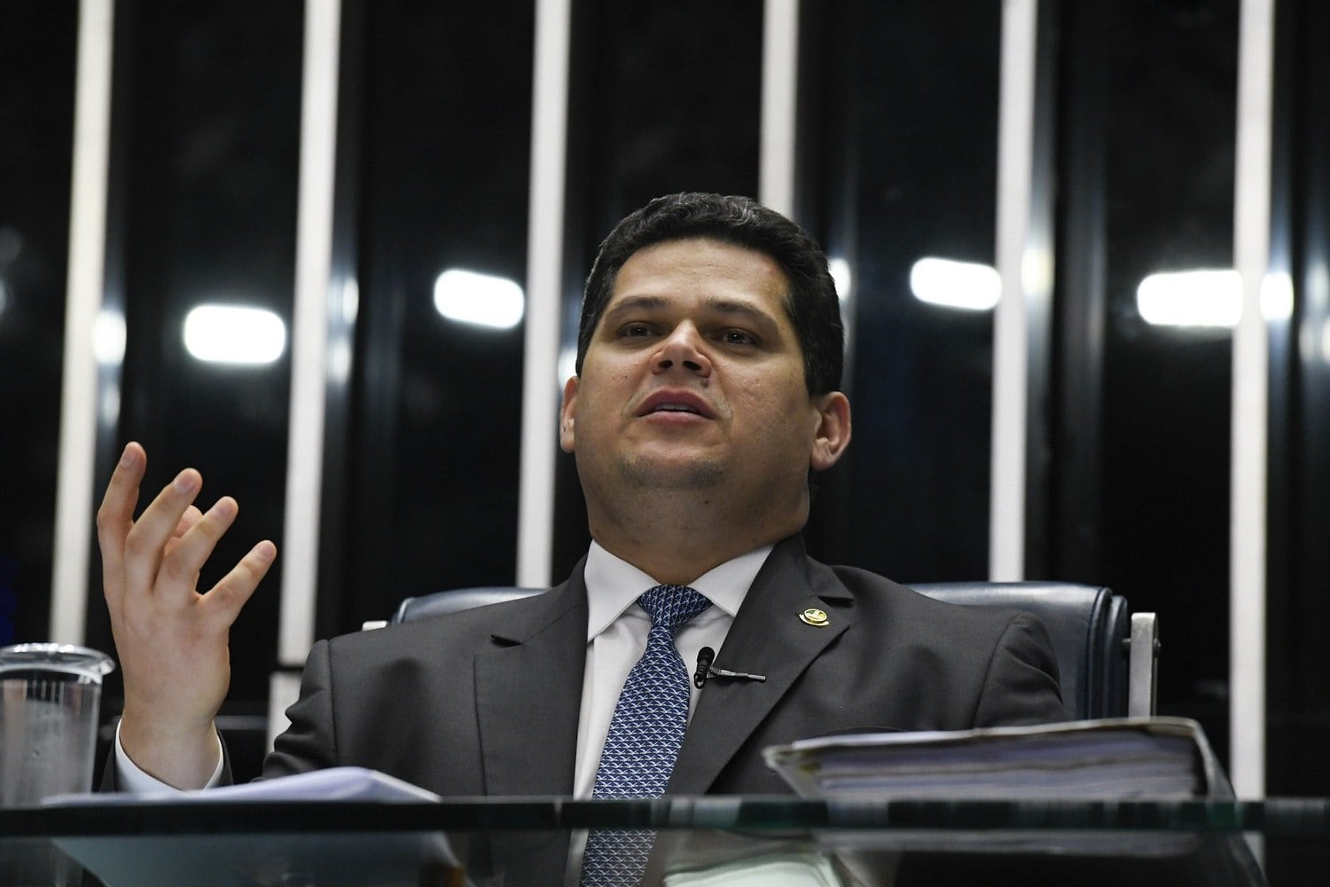 Senador Davi Alcolumbre (DEM/AP), presidente do Senado