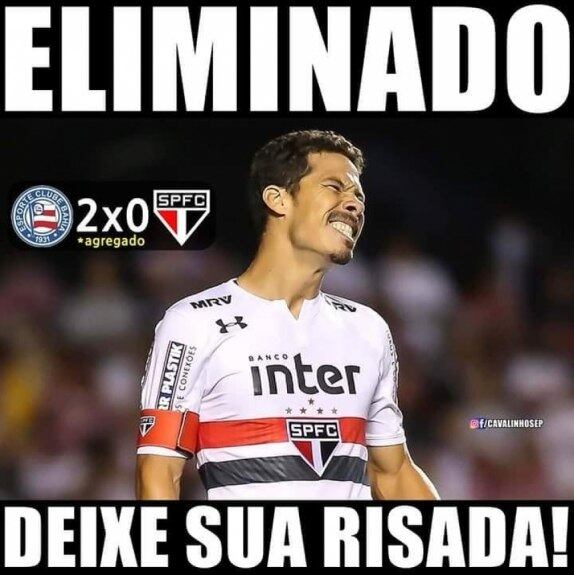 São Paulo é zoado após eliminação da Copa do Brasil para o Bahia