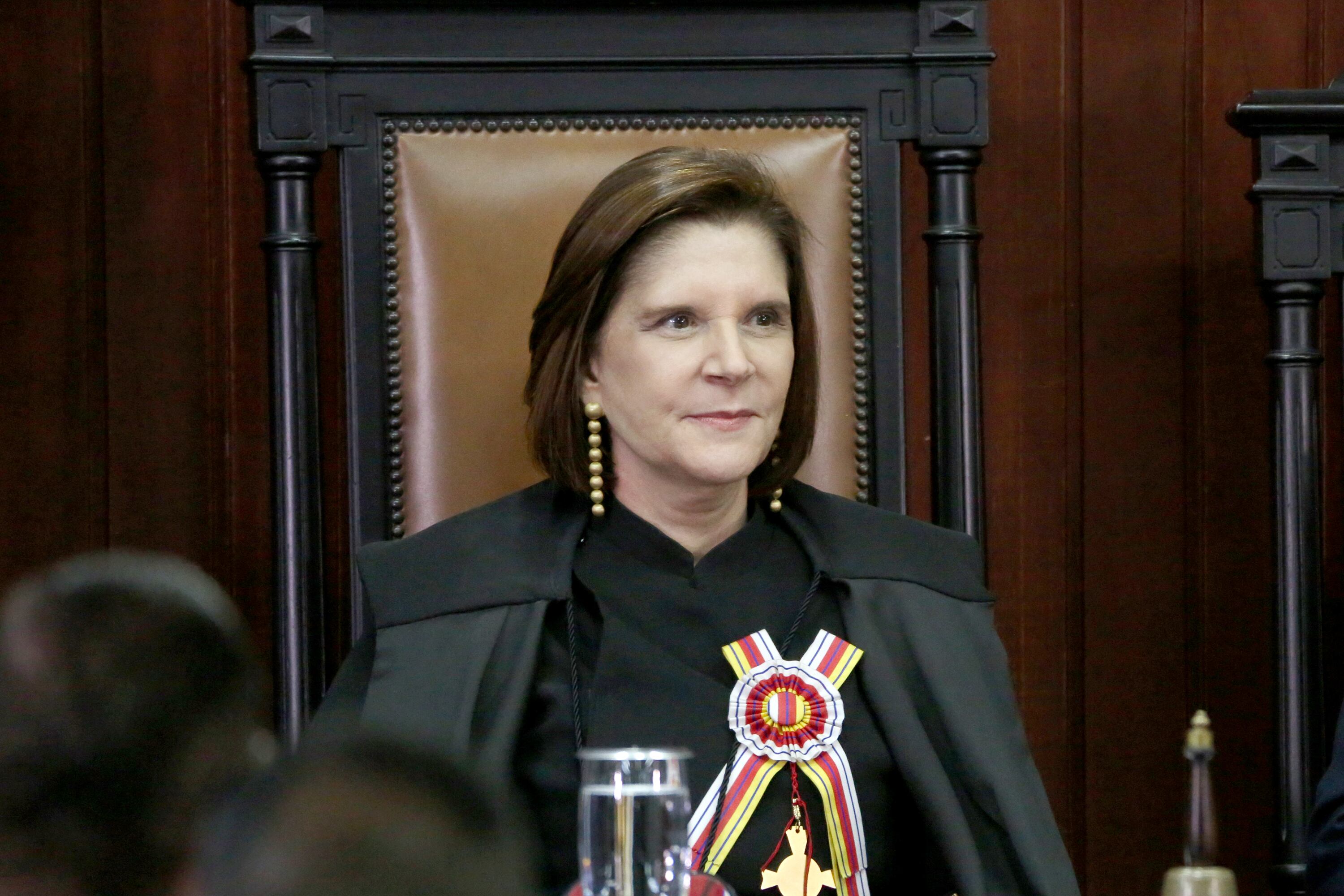 A presidente do Superior Tribunal Militar (STM), ministra Maria Elizabeth Guimarães Teixeira Rocha