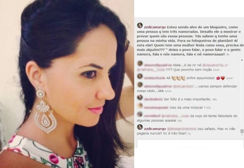 E não é só Zilu que anda virando alvo dos comentários maldosos de Zezé. Ele ofende até as seguidoras do Instagram. Recentemente, chamou uma delas de feia