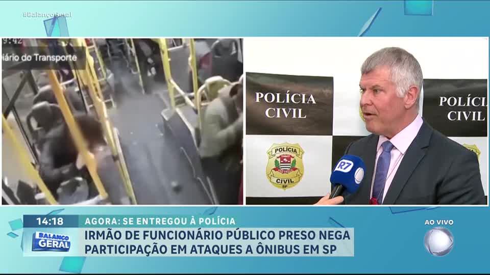 Irmão do funcionário público preso por ataques a ônibus nega participação no crime