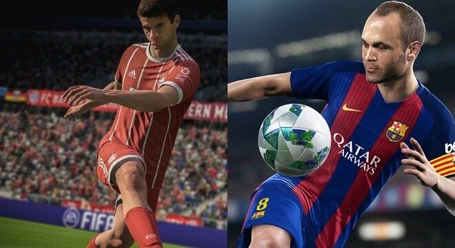 Fifa 18 e PES 2018 prometem travar mais uma batalha no mundo dos games