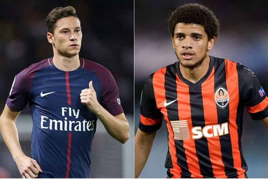 Segundo publicou o 'As', Julian Draxler é um dos focos do Sevilla nesta janela de transferências e o técnico do PSG, Thomas Tuchel, não aparenta contar muito com o jogador. Já Taison, quer jogar em uma liga grande e, depois de oito temporadas na Ucrânia, gostaria de se transferir.

