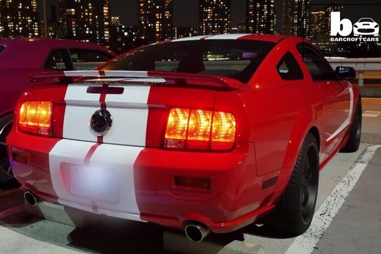 As cores dos carrões são bastante atípicas