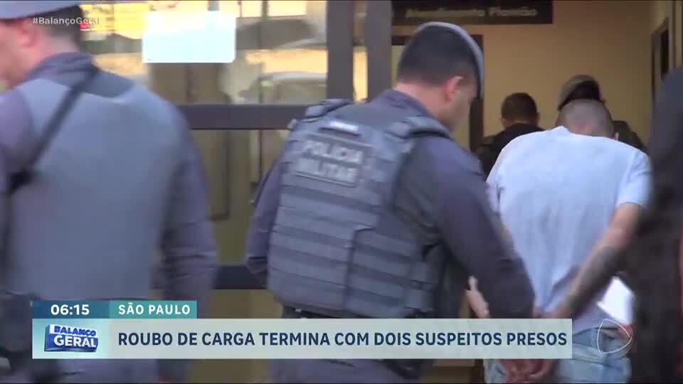Operação contra roubo de carga termina com dois suspeitos presos na zona leste de SP