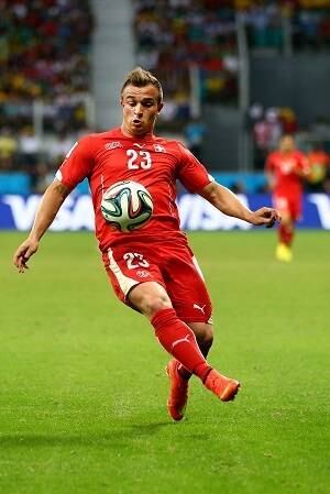 O potencial de Xherdan Shaqiri, jogador da Suíça de 22 anos, pode chegar a R$ 103,3 milhões, quase o dobro dos R$ 66 milhões que ele vale atualmente