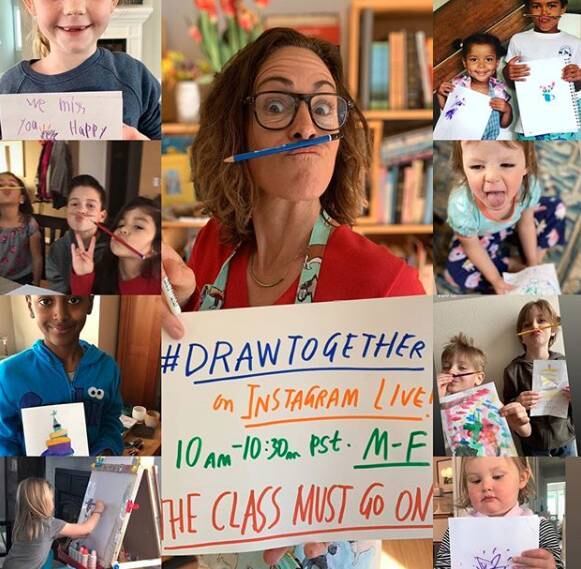 Wendy MacNaughton dá aula de desenhos online para crianças