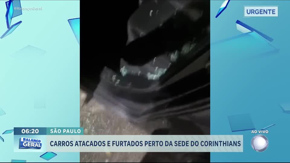 Carros são vandalizados e furtados perto da sede do Corinthians durante festa julina