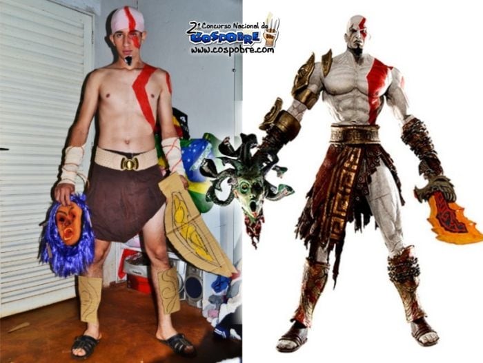 Esse Kratos devia comer mais arroz e feijão