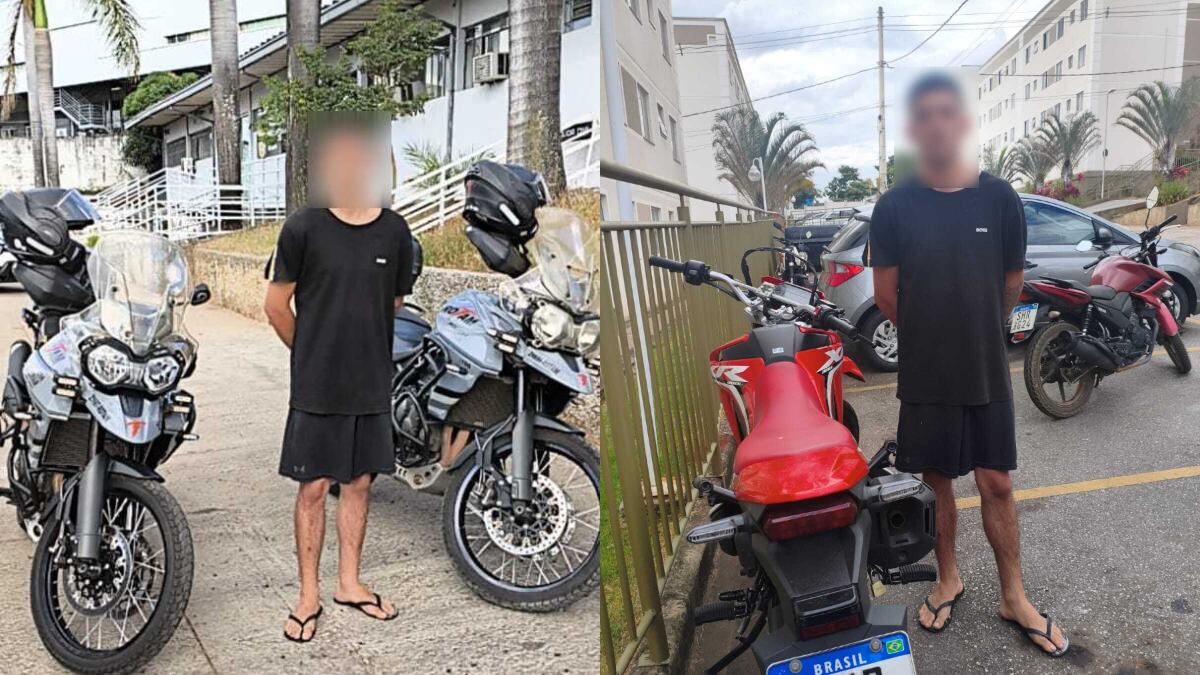 O suspeito utilizava uma submetralhadora  caseira para cometer os crimes