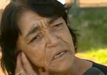 Maria Abadia sonha com tratamento para as rugas na pele do seu rosto