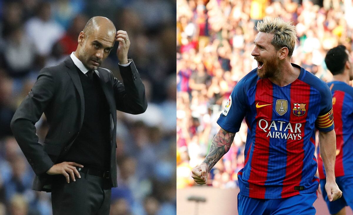 Pep Guardiola e Lionel Messi ficarão frente a frente na Liga dos Campeões