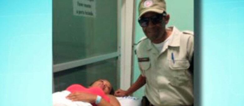 Mãe e filho passam bem, diz PM