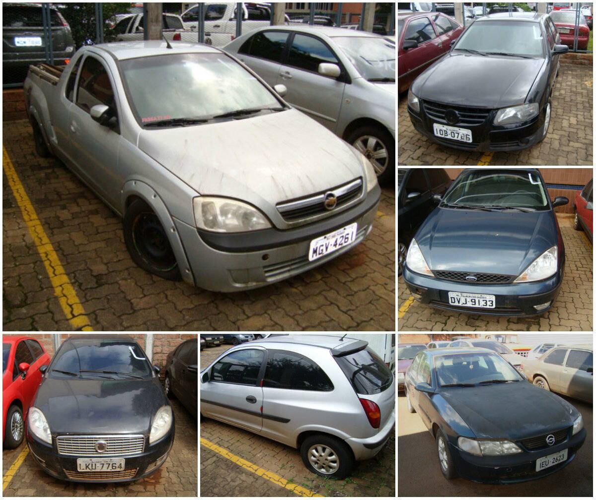 Está pensando em comprar carro, mas não quer gastar muito? A Receita Federal em Santo Ângelo, no Rio Grande do Sul, vai fazer um leilão de veículos no próximo dia 10. Há vários carros em disputa: de um Fiat Uno e um Fiat Prêmio com lance inicial de R$ 1.000 a uma Chevrolet Montana por R$ 7.000 e um Volkswagen Gol 2007 por R$ 8.000. Veja as pechinchas nas próximas fotos