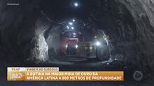 Veja como funciona uma das maiores minas de ouro da América Latina, localizada em Sabará (MG)