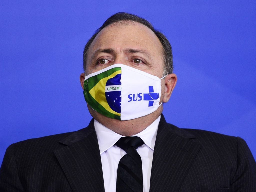 O ministro da Saúde, Eduardo Pazuello