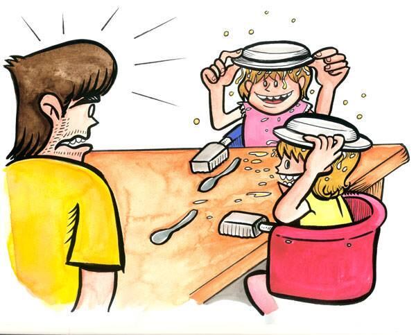 O Diário Ilustrado da Paternidade conta, principalmente, histórias sobre as dificuldades de Bueno na criação das meninas. Sobre um “almoço perdido”,
o cartunista escreve: “É preciso estar com a
cabeça boa pra conviver junto dessa plenitude que é os dois anos de vida.
Quando elas experimentam o tempo todo brincando, testando tanto as leis da física quanto as convenções sociais”. 