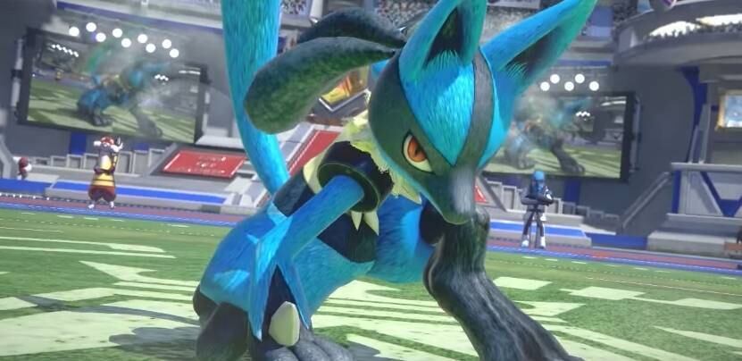 Lucario promete dar muita porrada em Pokkén Tournament para Wii U