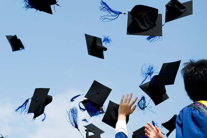 Chapéu, formatura, universidade, stock
