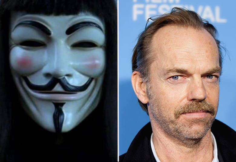 Não é um manifestante. No cinema, essa máscara pertence ao personagem V, de V de Vingança, que é interpretado por Hugo Weaving