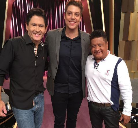 A dupla sertaneja se divertiu muito na gravação do programa