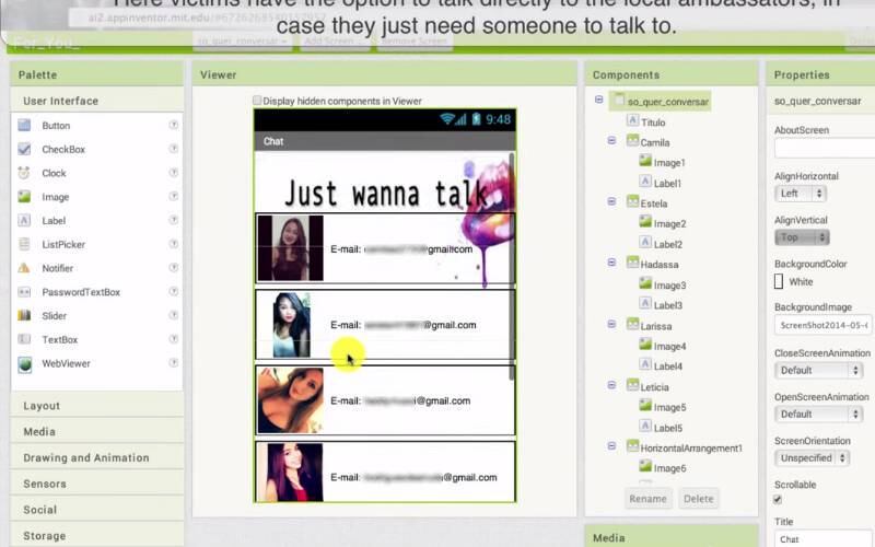 Com o app também será possível se comunicar diretamente com as embaixadoras locais. Na página oficial do app no Facebook, as criadoras explicam que a comunicação será entre as próprias organizadoras e as leitoras, assim, todas poderão ter respostas eficazes