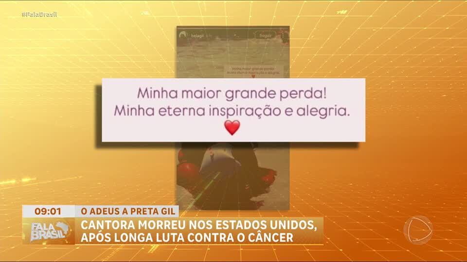 Amigos e familiares prestam homenagem a Preta Gil