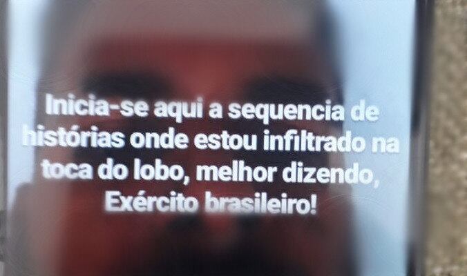 Mensagens foram publicadas em rede social