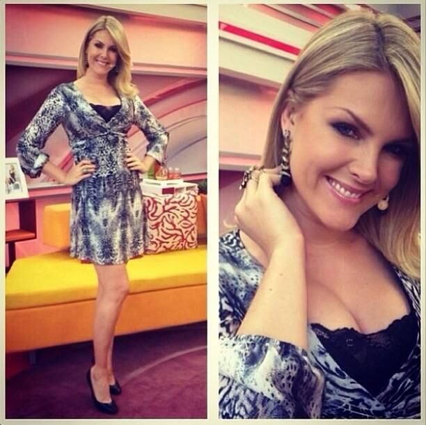As estampas fazem parte do closet da apresentadora
