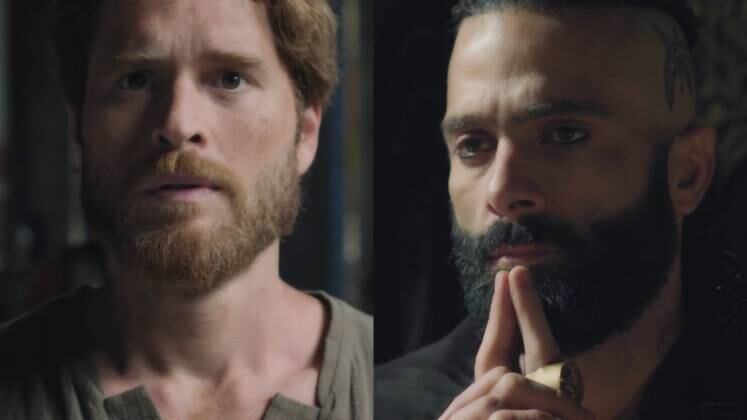 O encontro entre Davi (Cirillo Luna) e Áquis (Augusto Garcia) e o massacre aos sacerdotes, ordenado por Saul (Carlo Porto), marcaram o episódio especial de Reis — A Perseguição, exibido nesta terça-feira (8), na tela da Record TV. O belemita buscou abrigo em Gate para fugir do rei, mas foi reconhecido pelos filisteus e tomou uma atitude que irritou o soberano filisteu. Enquanto isso, Saul questionou Aimeleque por ajudar Davi e mandou matar 85 sacerdotes. A seguir, entenda tudo o que aconteceu!
