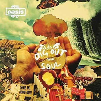 capa do disco "dig out your soul" do oasis