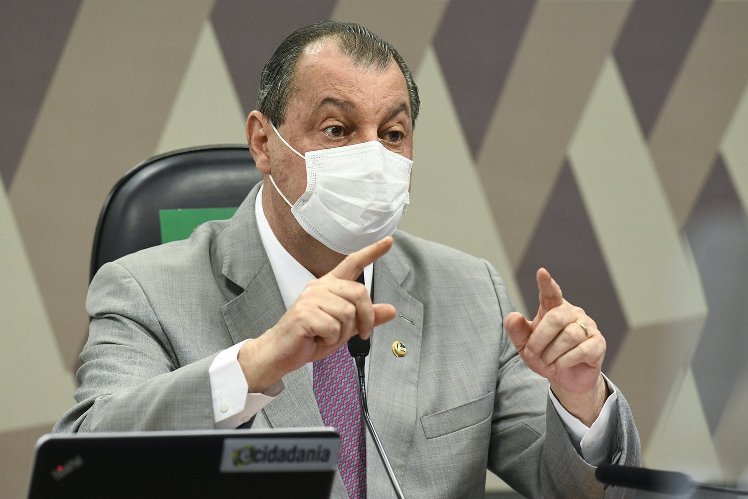 Senador Omar Aziz (PSD-AM), presidente da CPI da Covid