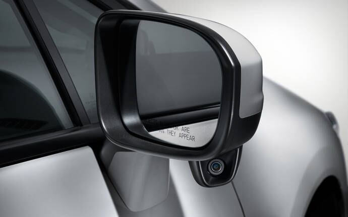 O outro são as câmeras de monitoramento das laterais do monitor de ponto cego (Blind Spot)