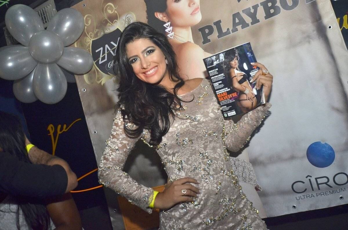 

Mari Silvestre ganhou os holofotes durante o lançamento da revista
Playboy, no Rio de Janeiro, na noite de quarta-feira (19)

