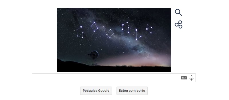 A chuva de meteoros ganhou até um doodle na página inicial do Google em sua homenagem