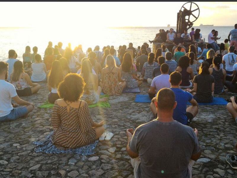 A meditação será no domingo (30), às 14h